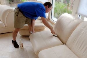 Как почистить кожаный диван от различных пятен