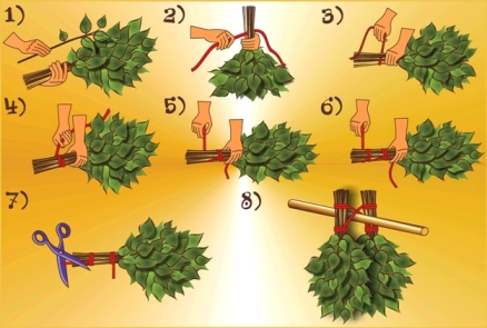Как правильно сделать полезные банные веники?